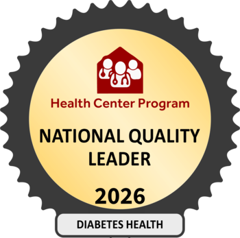 Health Center Program Diabetes Health National Quality Leader award for 2026