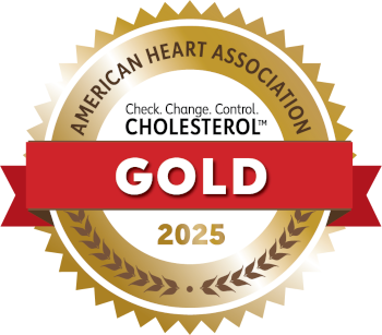 American Heart Association Cholesterol Gold Award for 2025
